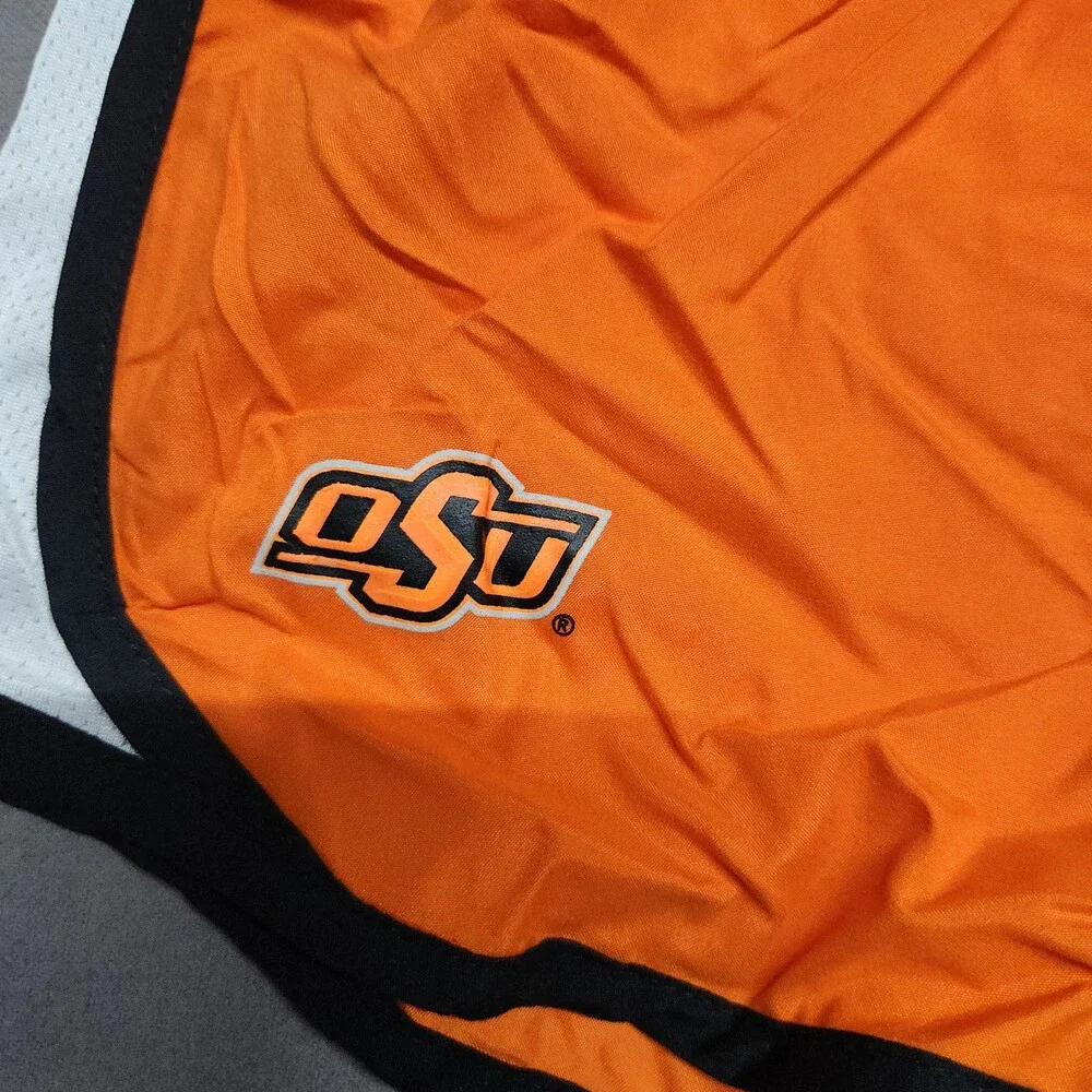 Nike Oklahoma State Cowboys Dri-Fit Running Shorts Youth M Med Orange Black 144